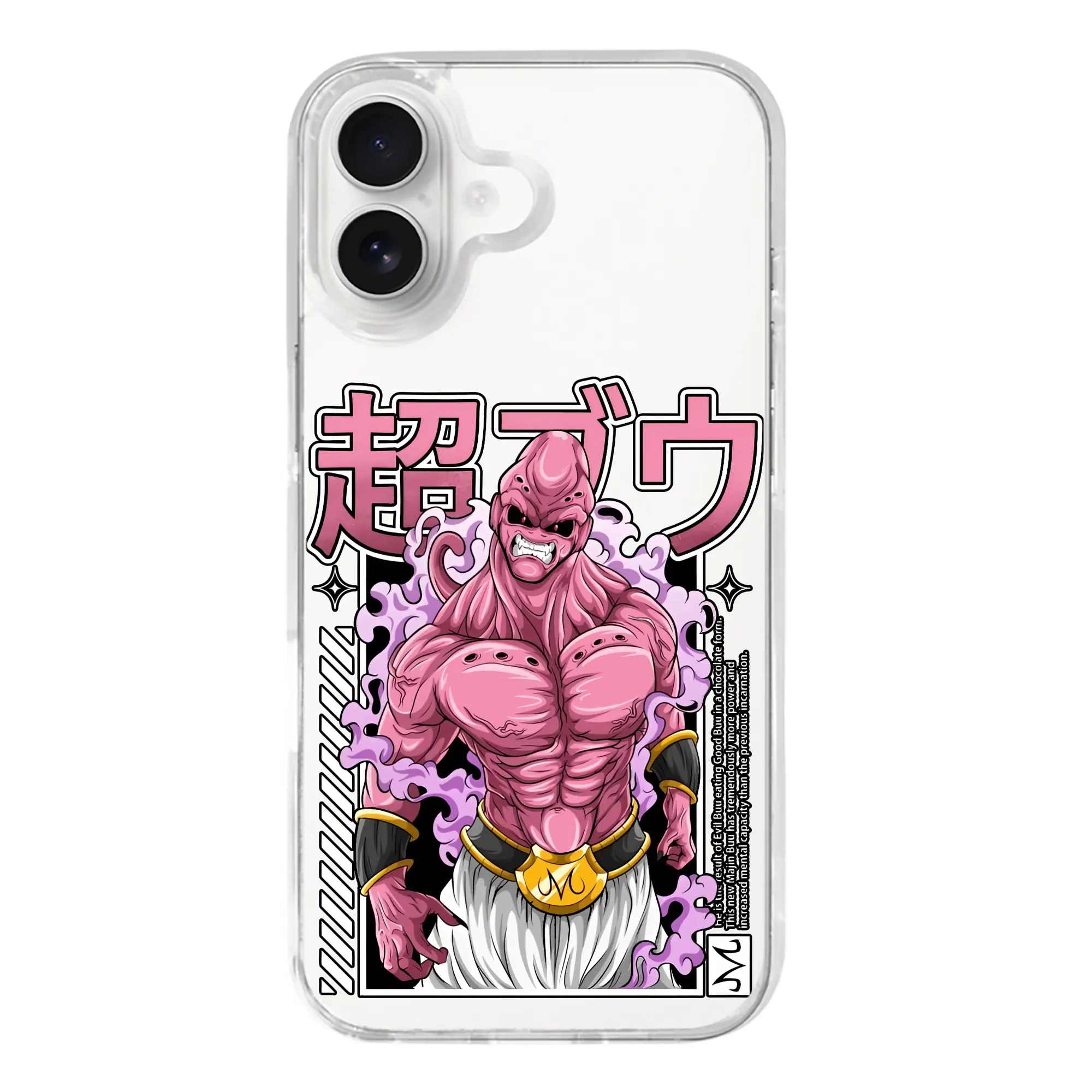 ドラゴンボール グッズ まじん ブウ - iPhone 17シリーズ 透明スマホケース – 薄型・耐衝撃・精密フィット保護カバー